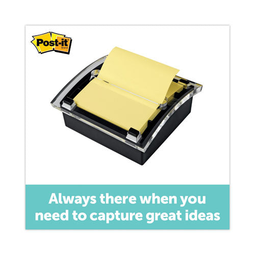 Image of Post-it® Greener Notes Original Recycled Pop-up Notes, 3" x 3", Canary Yellow, 100 Sheets/Pad, 12 Pads/Pack