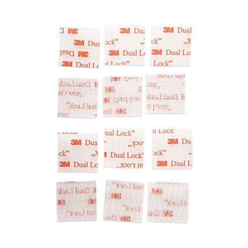 Image of Scotch Extreme Fasteners, 1" X 1", White, 6/pack