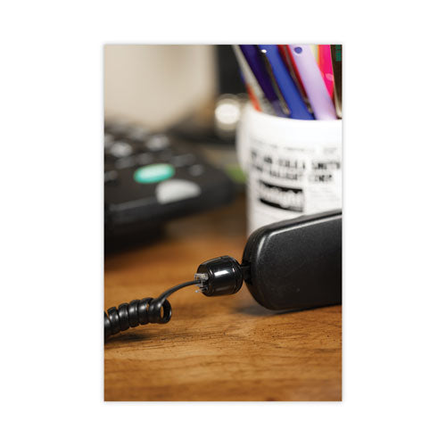 Image of Softalk® Untangler Rotating Phone Cord Detangler, Black