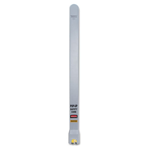Image of Rubbermaid® Commercial Multilingual Pop-Up Wet Floor Safety Cone, 21 X 21 X 30, Yellow
