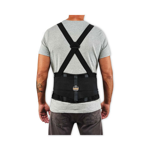 Image of ergodyne® ProFlex 2000SF High-Performance Spandex Back Support Brace, 4X-Large, 52" to 58" Waist, Black
