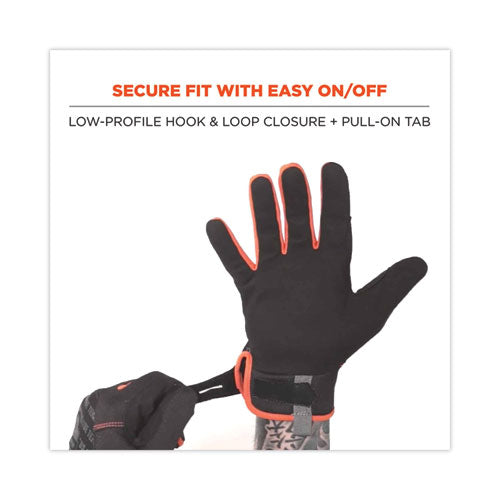 Image of ergodyne® ProFlex 812 Standard Mechanics Gloves, Black, 2X-Large, Pair