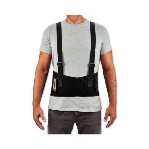 Image of ergodyne® ProFlex 2000SF High-Performance Spandex Back Support Brace, 4X-Large, 52" to 58" Waist, Black