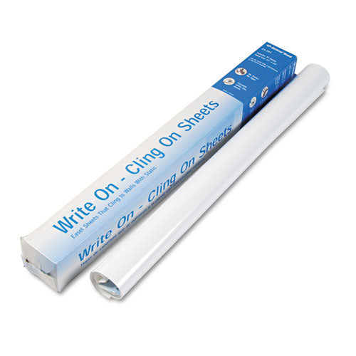 Image of National® Write On-Cling On Easel Pad, Unruled, 27 x 34, White, 35 Sheets