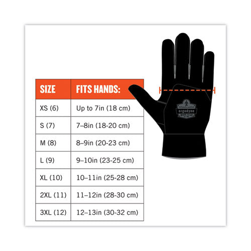 Image of ergodyne® ProFlex 812 Standard Mechanics Gloves, Black, 2X-Large, Pair