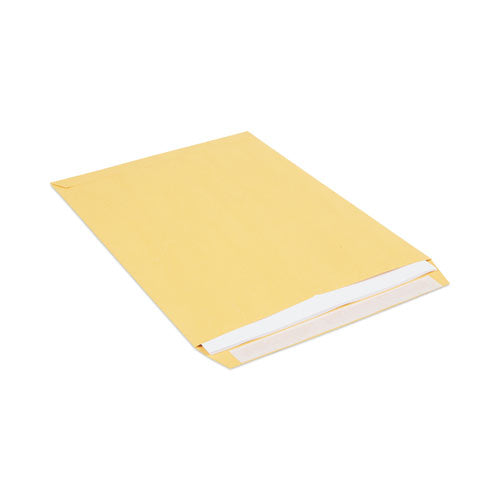 Image of Universal® Peel Seal Strip Catalog Envelope, #10 1/2, Square Flap, Self-Adhesive Closure, 9 x 12, Natural Kraft, 100/Box