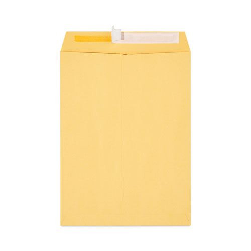 Image of Universal® Peel Seal Strip Catalog Envelope, #10 1/2, Square Flap, Self-Adhesive Closure, 9 x 12, Natural Kraft, 100/Box