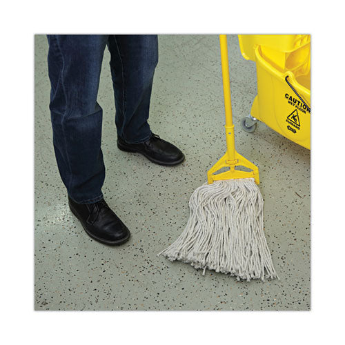 Image of Boardwalk® Premium Cut-End Wet Mop Heads, Cotton, 20oz, White, 12/carton