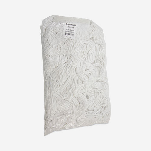 Image of Boardwalk® Mop Head, Premium Standard Head, Rayon Fiber, 32oz, White, 12/carton