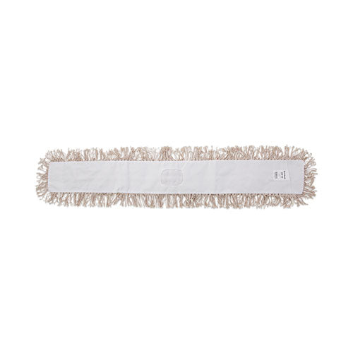 Image of Boardwalk® Industrial Dust Mop Head, Hygrade Cotton, 48w X 5d, White
