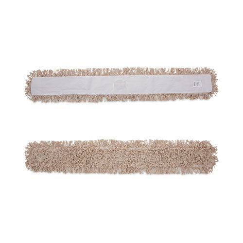 Image of Boardwalk® Industrial Dust Mop Head, Hygrade Cotton, 60w X 5d, White