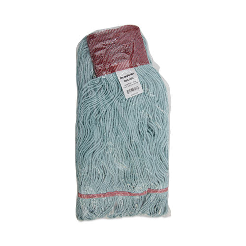 Image of Boardwalk® Echomop With Looped-End Wet Head, Synthetic/cotton, Large, Blue