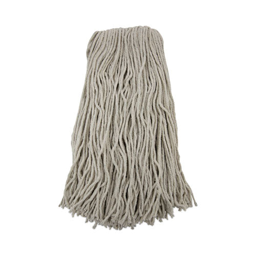 Image of Boardwalk® Cut-End Wet Mop Head, Cotton, No. 32, White