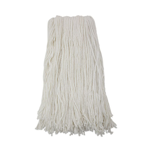 Image of Boardwalk® Cut-End Wet Mop Head, Rayon, No. 32, White
