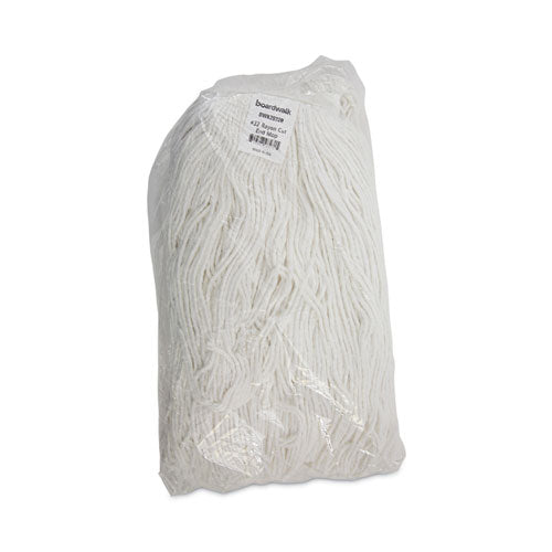 Image of Boardwalk® Cut-End Wet Mop Head, Rayon, No. 32, White