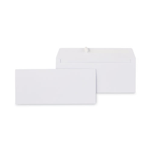 Image of Universal® Peel Seal Strip Business Envelope, #10, Square Flap, Self-Adhesive Closure, 4.13 X 9.5, White, 500/box