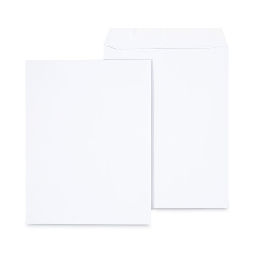 Image of Universal® Peel Seal Strip Catalog Envelope, #13 1/2, Square Flap, Self-Adhesive Closure, 10 X 13, White, 100/box