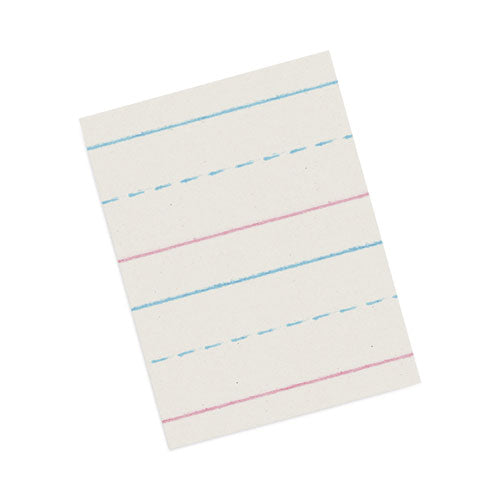 Image of Pacon® Multi-Program Picture Story Paper, 30 lb Bond Weight, 5/8" Long Rule, Two-Sided, 12 x 18, 250/Pack