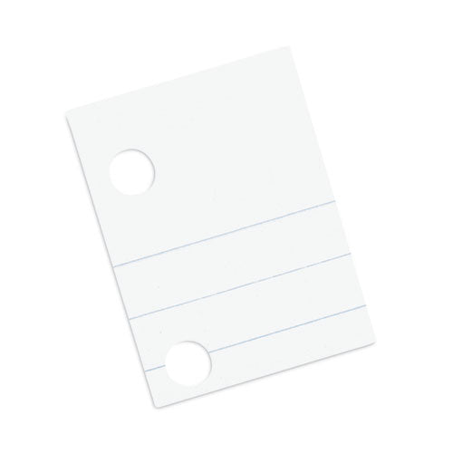 Image of Pacon® Composition Paper, 5-Hole, 8 X 10.5, Wide/legal Rule, 500/pack