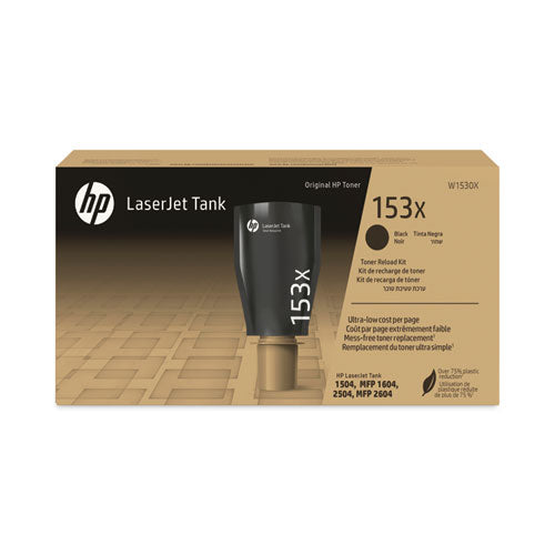Image of HP HP153X, (W1530X) High-Yield Black Original LaserJet Tank Toner Reload Kit