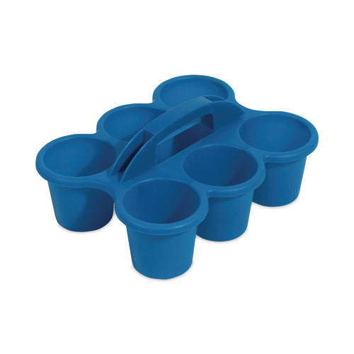 Image of deflecto® Little Artist Antimicrobial Six-Cup Caddy, Blue