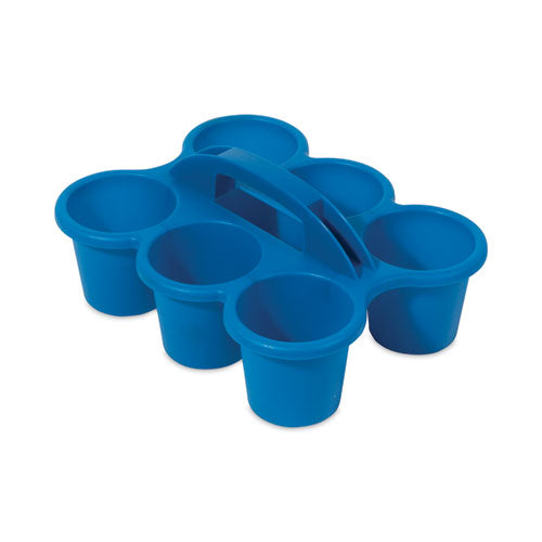 Image of deflecto® Little Artist Antimicrobial Six-Cup Caddy, Blue
