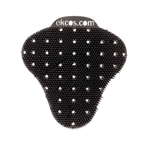 Image of Diversey Ekcoscreen Urinal Screens, Mint Scent, Black, 12/carton