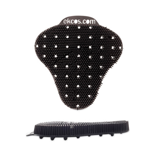 Image of Diversey Ekcoscreen Urinal Screens, Mint Scent, Black, 12/carton