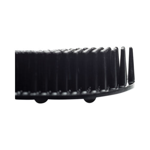 Image of Diversey Ekcoscreen Urinal Screens, Mint Scent, Black, 12/carton