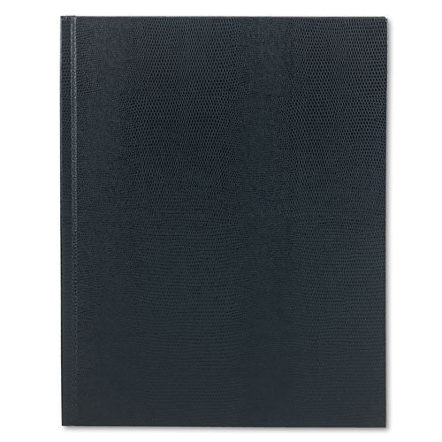 Image of Blueline® Executive Notebook with Ribbon Bookmark, 1-Subject, Medium/College Rule, Blue Cover, (75) 11 x 8.5 Sheets