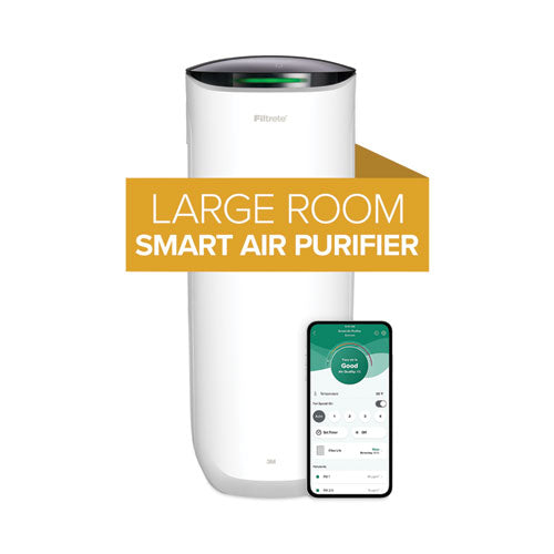 Image of Filtrete Smart Large Room Air Purifier, 310 sq ft Room Capacity, White