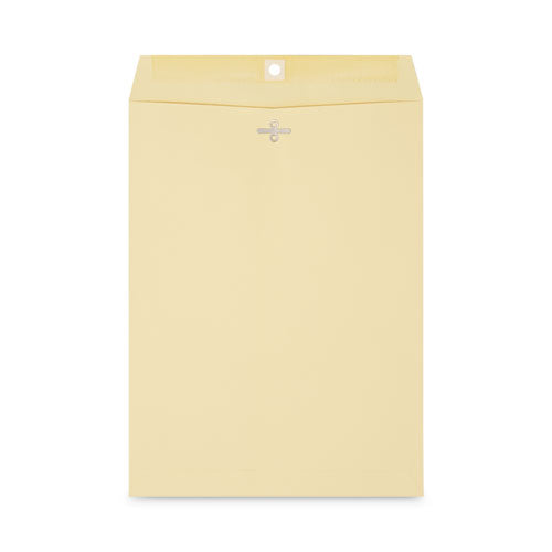 Image of Universal® Kraft Clasp Envelope, #10 1/2, Square Flap, Clasp/gummed Closure, 9 X 12, Brown Kraft, 100/box