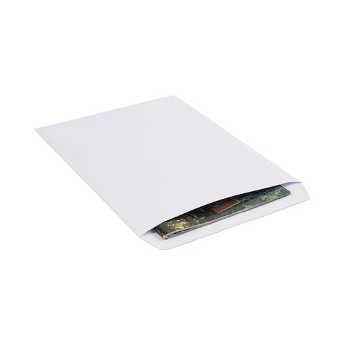 Image of Universal® Catalog Envelope, 24 lb Bond Weight Paper, #13 1/2, Square Flap, Gummed Closure, 10 x 13, White, 250/Box