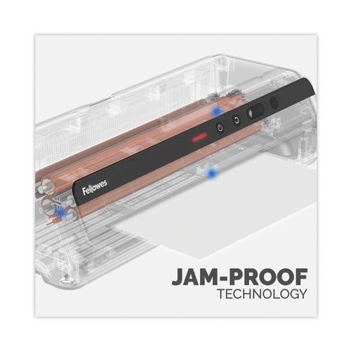 Image of Fellowes® Jupiter 125 Laminator, 6 Rollers, 12.5 Max Document Width, 10 mil Max Document Thickness