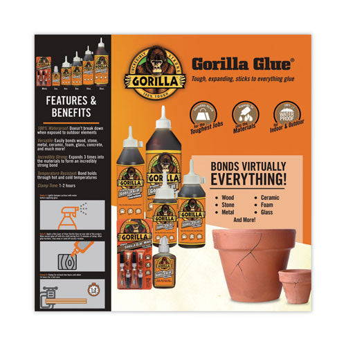 Image of Gorilla® Original Formula Glue, 2 Oz, Dries Light Brown