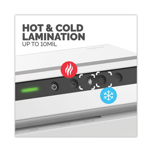 Image of Fellowes® Jupiter 125 Laminator, 6 Rollers, 12.5 Max Document Width, 10 mil Max Document Thickness