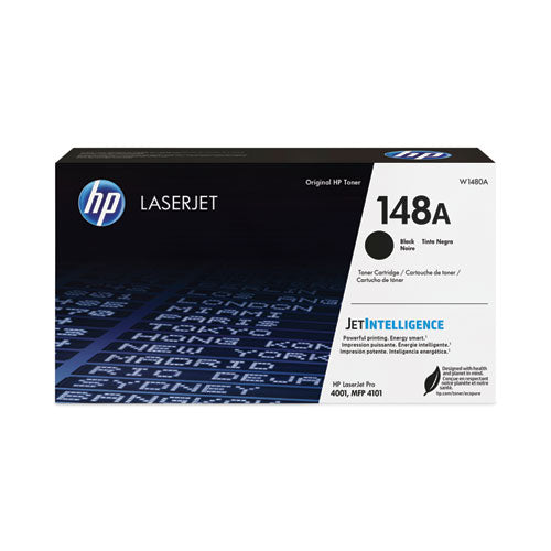 Image of HP HP 148A, (W1480A) Black Original LaserJet Toner Cartridge