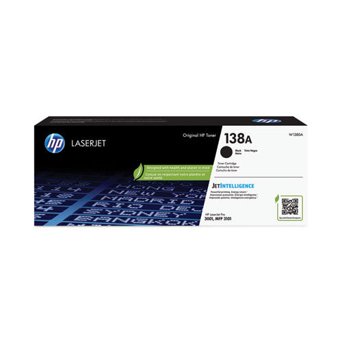 Image of HP HP 138A, (W1380A) Black Original LaserJet Toner Cartridge