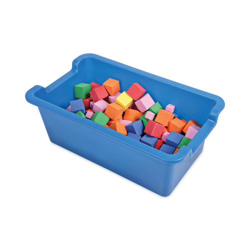 Image of deflecto® Antimicrobial Rectangle Storage Bin, Blue