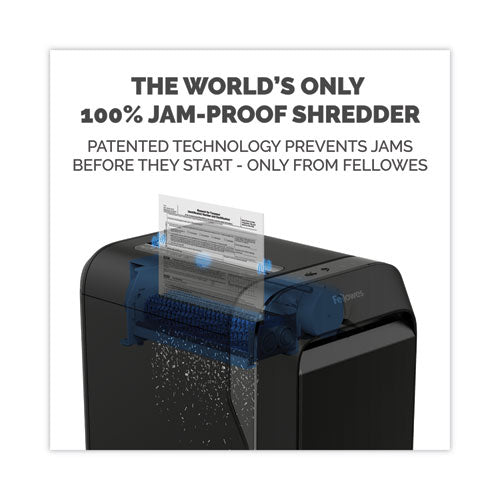 Image of Fellowes® Powershred LX220 Micro-Cut Shredder, 20 Manual Sheet Capacity, Black
