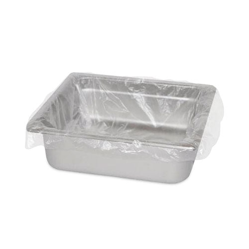 Image of AmerCareRoyal® Steam Pan Liners for 1/3-Size Pans, Includes Twist-Ties, 18" x 14", Clear, 250/Carton