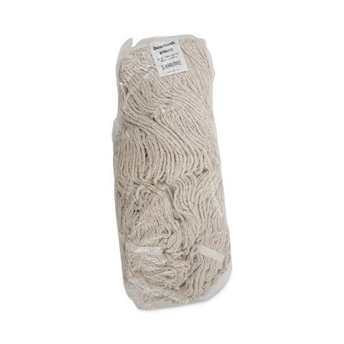 Image of Boardwalk® Mop Head, Pro Loop Web/tailband, Premium Standard Head, Cotton, 32-Oz., White