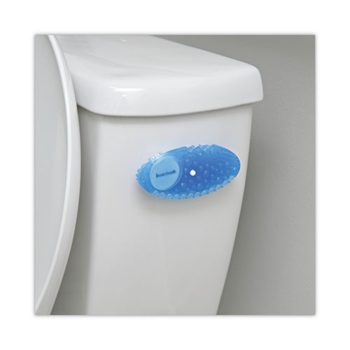 Image of Boardwalk® Curve Solid Air Freshener, Cotton Blossom, Blue, 10/Box, 6 Boxes/Carton