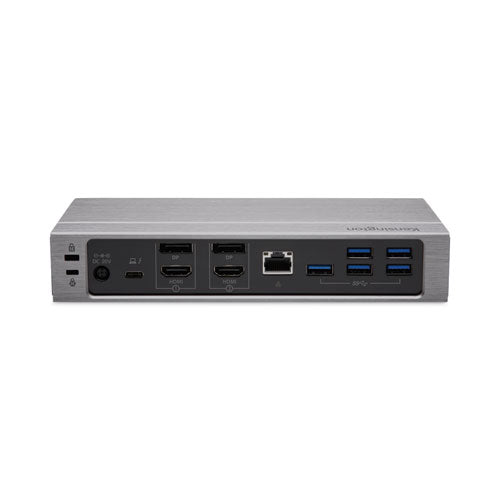 Image of Kensington® SD5600T Thunderbolt 3 and USB-C Dual 4K Hybrid Docking Station, Black/Silver