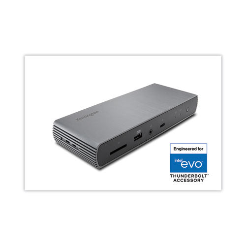 Image of Kensington® SD5700T Thunderbolt 4 Dual 4K Docking Station, Gray