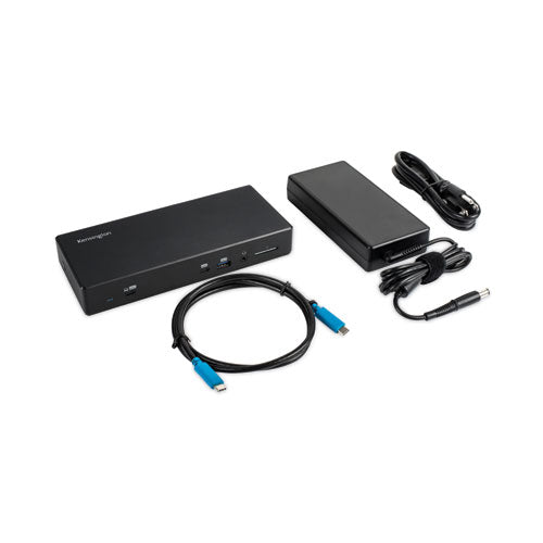 Image of Kensington® SD4850P USB-C 10 Gbps Dual Video Driverless Docking Station, Black