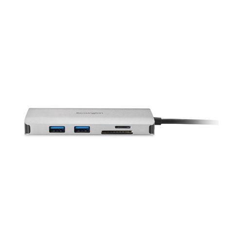 Image of Kensington® UH1400P USB-C 8-in-1 Driverless Mobile Hub, Gray