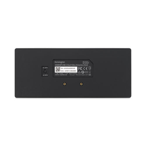 Image of Kensington® SD4850P USB-C 10 Gbps Dual Video Driverless Docking Station, Black