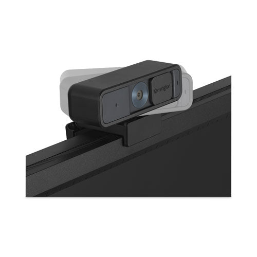 Image of Kensington® W2000 1080p Auto Focus Webcam, 1920 pixels x 1080 pixels, 2 Mpixels, Black