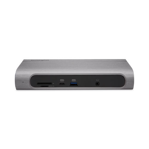Image of Kensington® SD5600T Thunderbolt 3 and USB-C Dual 4K Hybrid Docking Station, Black/Silver
